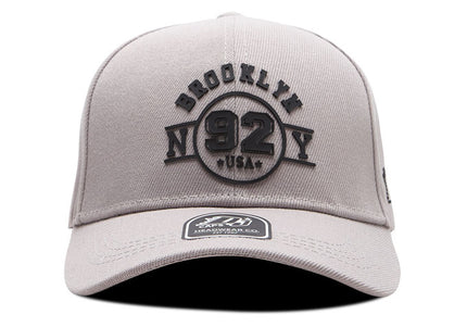 Gorra de moda DJ Caps Brooklyn Ny 92 gris