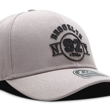 Gorra de moda DJ Caps Brooklyn Ny 92 gris