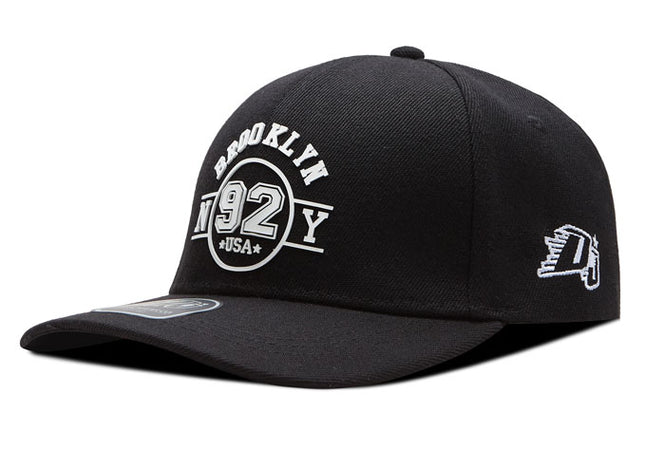 Gorra de moda DJ Caps Brooklyn Ny 92 negro
