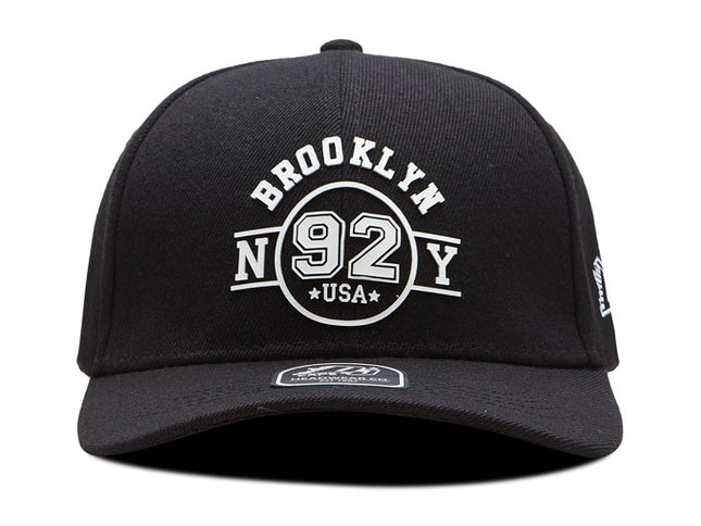 Gorra de moda DJ Caps Brooklyn Ny 92 negro