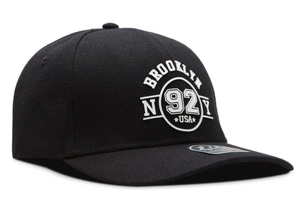 Gorra de moda DJ Caps Brooklyn Ny 92 negro