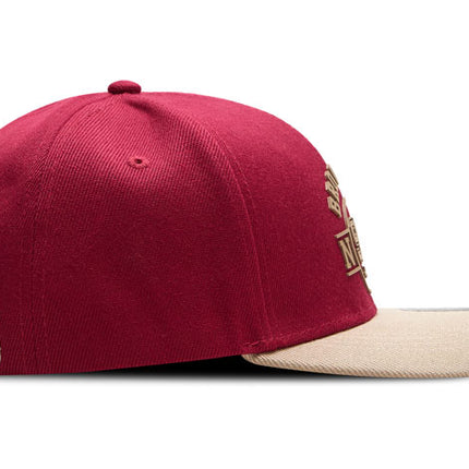 Gorra de moda DJ Caps Brooklyn Ny 92 vinotinto