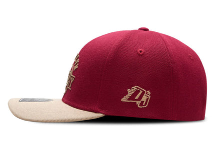 Gorra de moda DJ Caps Brooklyn Ny 92 vinotinto