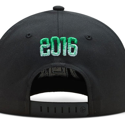Gorra Atlético Nacional Oficial Negra A/N  degrade de color