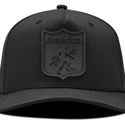Gorra América de Cali Oficial Negra tono a tono
