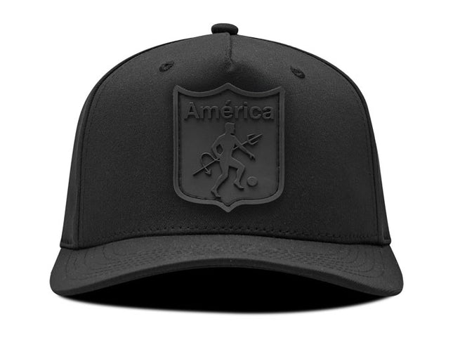 Gorra América de Cali Oficial Negra tono a tono