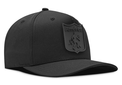 Gorra América de Cali Oficial Negra tono a tono