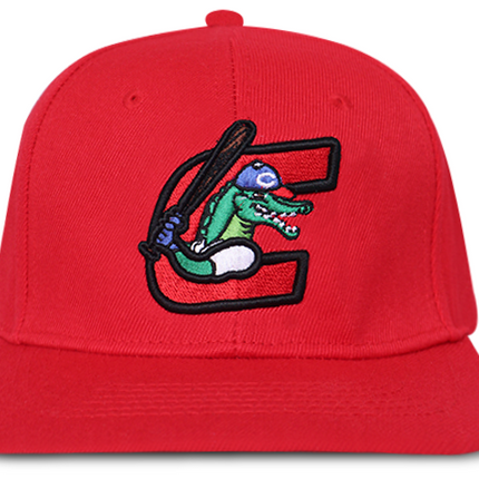 Gorra Caimanes de Barranquilla Oficial Fanaticos Roja Plana