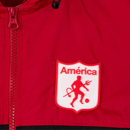 Rompevientos América De Cali Oficial Rojo/Negro