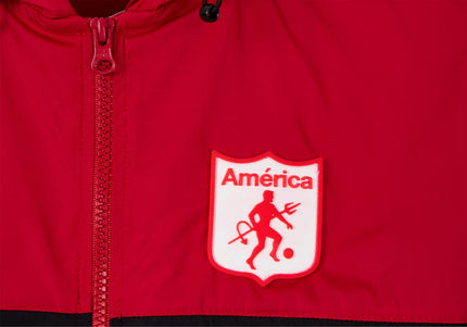 Rompevientos América De Cali Oficial Rojo/Negro