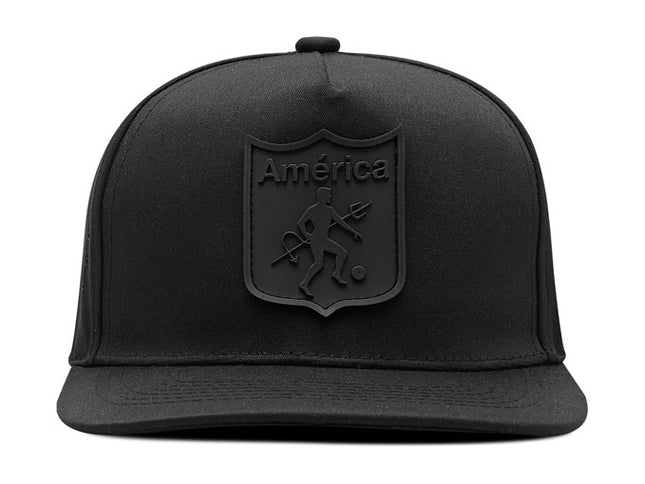 Gorra América de Cali Oficial OC Caps Deportiva negra tono a tono