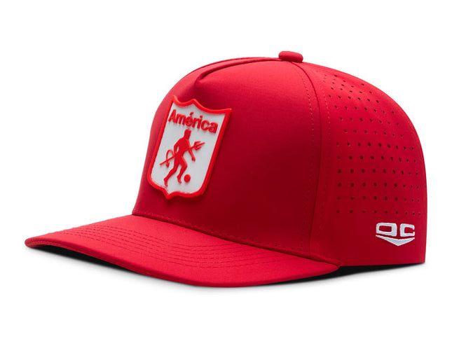 Gorra América de Cali Oficial OC Caps Deportiva roja