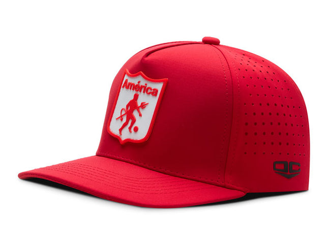 Gorra América de Cali Oficial OC Caps Deportiva roja