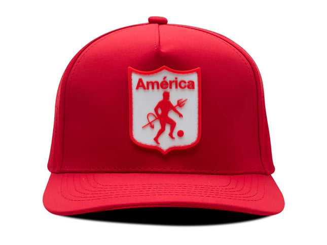 Gorra América de Cali Oficial OC Caps Deportiva roja