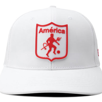 Gorra América de Cali Oficial OC Caps Deportiva Clásica blanca
