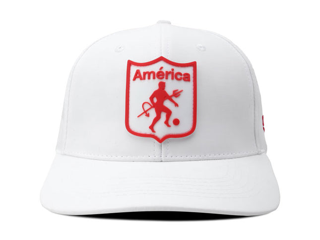 Gorra América de Cali Oficial OC Caps Deportiva Clásica blanca
