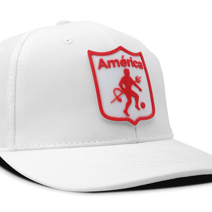 Gorra América de Cali Oficial OC Caps Deportiva Clásica blanca