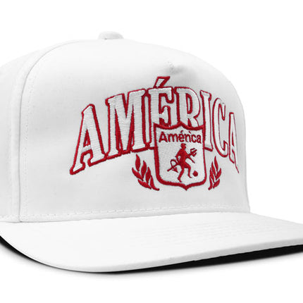 Gorra América de Cali Oficial OC Caps Deportiva Laureles blanca