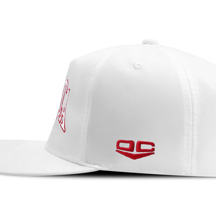 Gorra América de Cali Oficial OC Caps Deportiva Laureles blanca