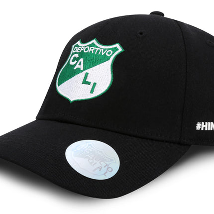 Deportivo Cali Gorra Oficial Negra Cerrada Oc Caps
