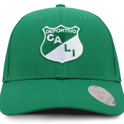 Deportivo Cali Gorra Oficial Verde Cerrada Oc Caps