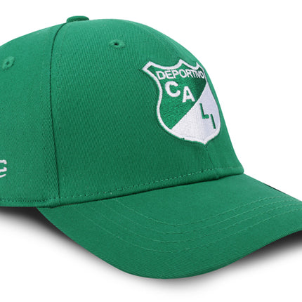Deportivo Cali Gorra Oficial Verde Cerrada Oc Caps