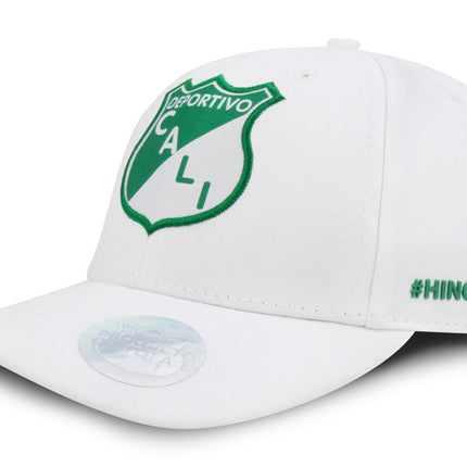Deportivo Cali Gorra Oficial Blanca Talla Junior Oc Caps