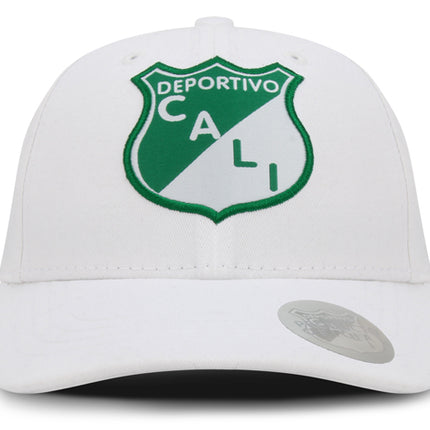 Deportivo Cali Gorra Oficial Blanca Talla Junior Oc Caps