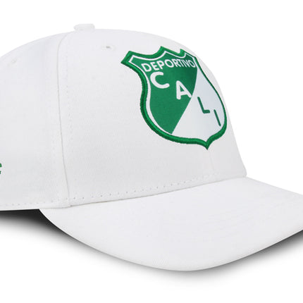 Deportivo Cali Gorra Oficial Blanca Talla Junior Oc Caps