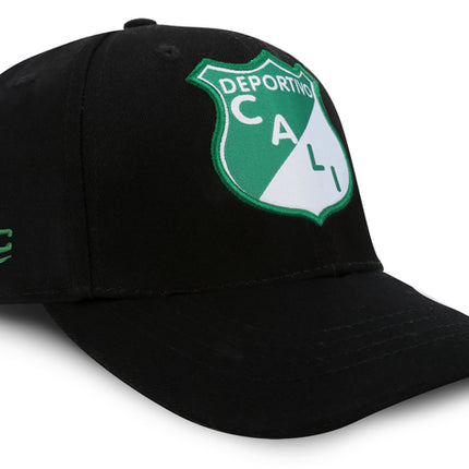 Deportivo Cali Gorra Oficial Negro Talla Junior Oc Caps