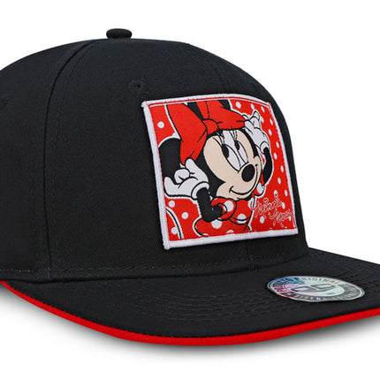 Gorra Minnie Mouse Disney Original Plana Negro/Rojo Oc Caps