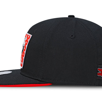 Gorra Minnie Mouse Disney Original Plana Negro/Rojo Oc Caps