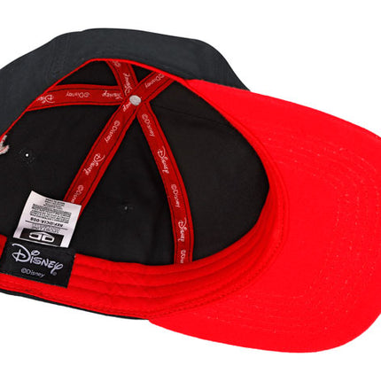 Gorra Minnie Mouse Disney Original Plana Negro/Rojo Oc Caps