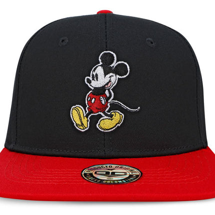 Gorra Mickey Mouse Disney Original Plana Clásica Negro/Rojo Oc Caps
