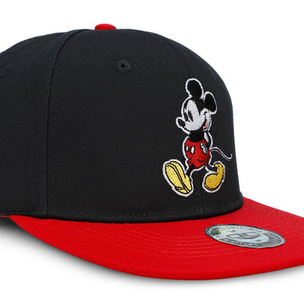 Gorra Mickey Mouse Disney Original Plana Clásica Negro/Rojo Oc Caps
