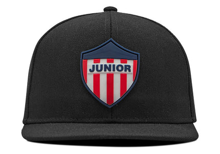 Gorra Junior FC Oficial Negro Plana Oc Caps