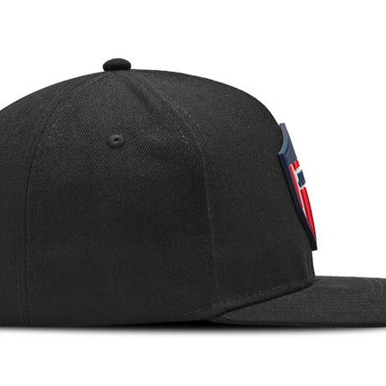 Gorra Junior FC Oficial Negro Plana Oc Caps