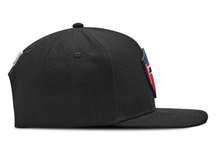 Gorra Junior FC Oficial Negro Plana Oc Caps
