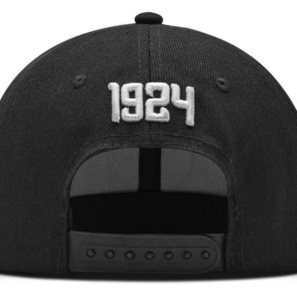 Gorra Junior FC Oficial Negro Plana Oc Caps