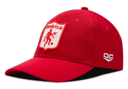 Gorra América de Cali Oficial OC Caps Deportiva roja