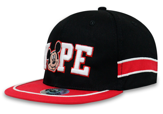 GORRA MICKEY MOUSE DISNEY ORIGINAL PLANA HOPE NEGRA