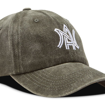Gorra Atlético Nacional Oficial verde militar Dril A/N nuevo logo