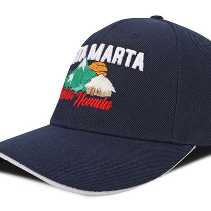 Gorra Santa Marta Sierra Nevada Colombia Souvenir Azul OC Caps