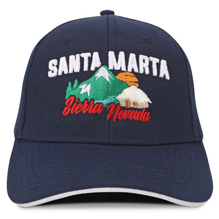Gorra Santa Marta Sierra Nevada Colombia Souvenir Azul OC Caps