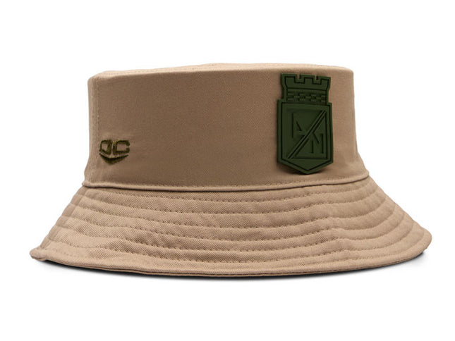Gorro Atlético Nacional Oficial bucket hat beige