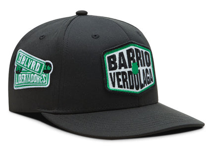 Gorra Atlético Nacional Oficial Negra Barrio Verdolaga