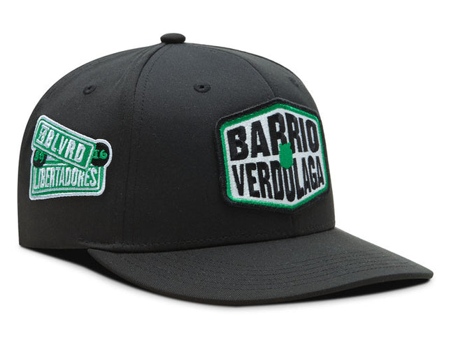 Gorra Atlético Nacional Oficial Negra Barrio Verdolaga
