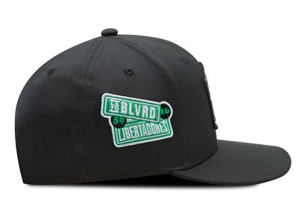 Gorra Atlético Nacional Oficial Negra Barrio Verdolaga