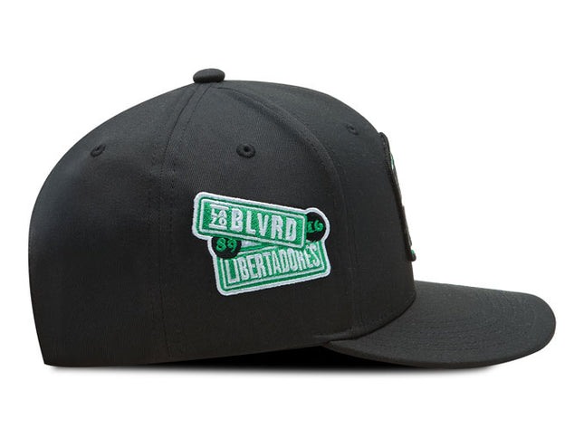 Gorra Atlético Nacional Oficial Negra Barrio Verdolaga