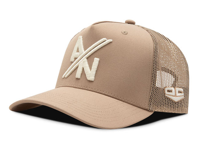 Gorra Atlético Nacional Oficial Beige Malla A/N